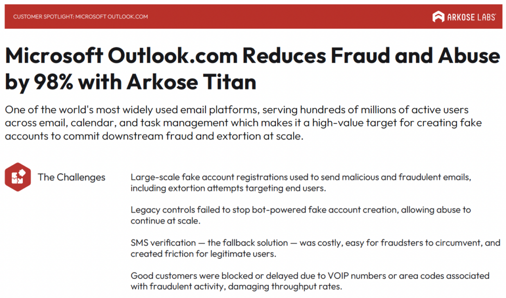 Arkose-Labs-Microsoft-Outlook-Reduces-Fraud-and-Abuse-by-98-percent-Case-Study-Screenshot