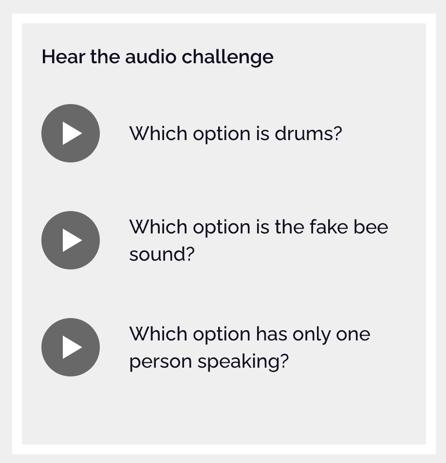 Audio Challenges