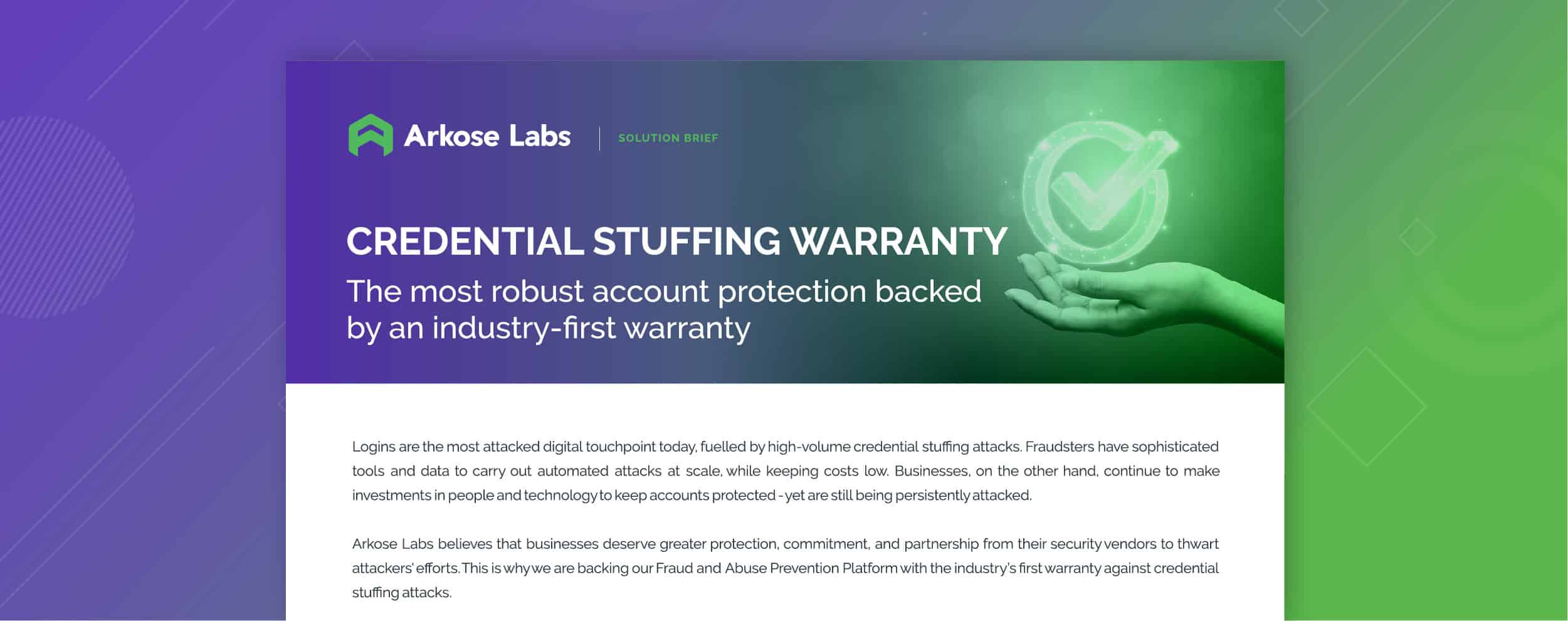 $1M Credential Stuffing Warranty