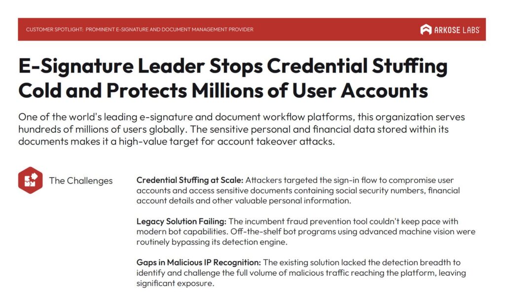 esignature leader stops credential stuffing case study image