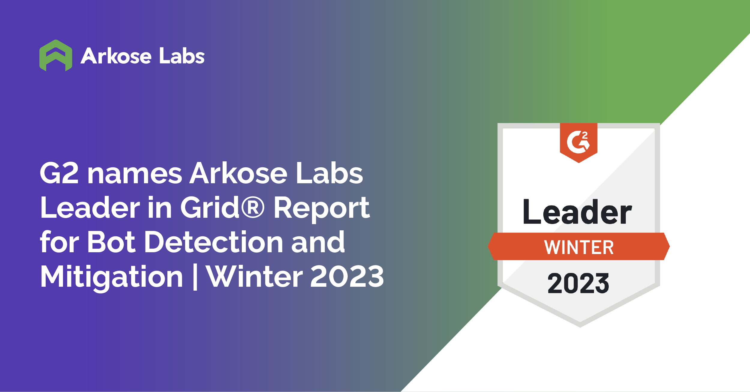 G2 Winter 2023 Report for Bot Detection and Mitigation report