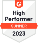 G2 High Performer Summer 2023