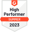 G2 High Performer Summer 2023