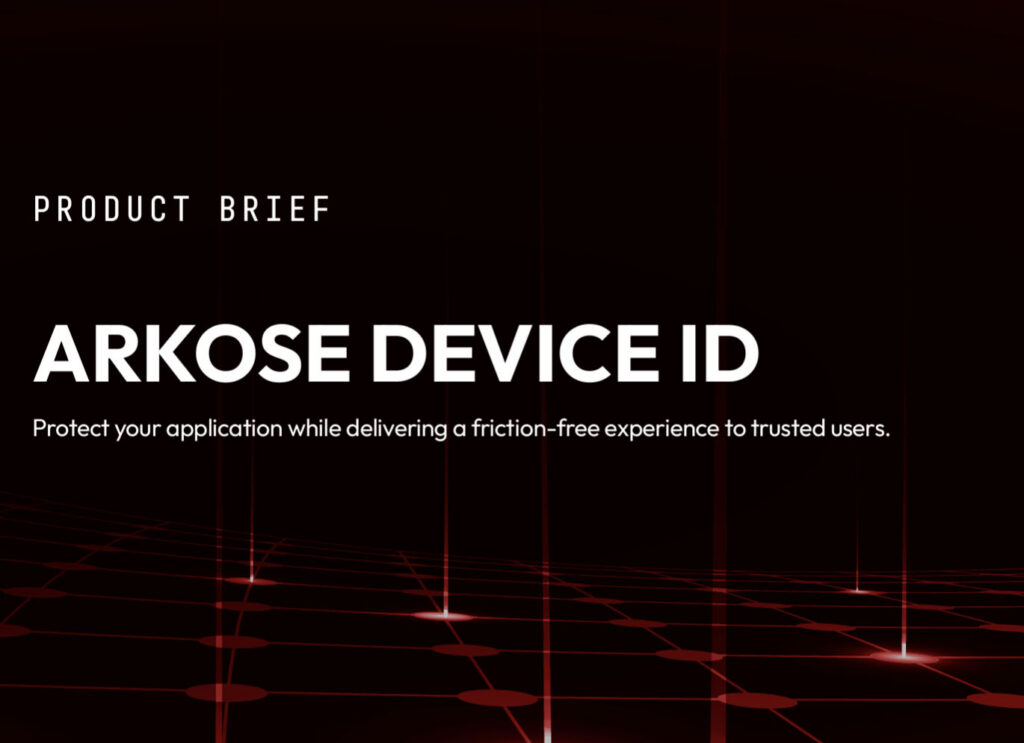 arkose device id product brief cover image