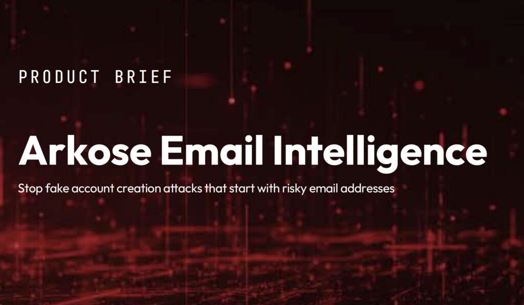 arkose email intel product brief cover