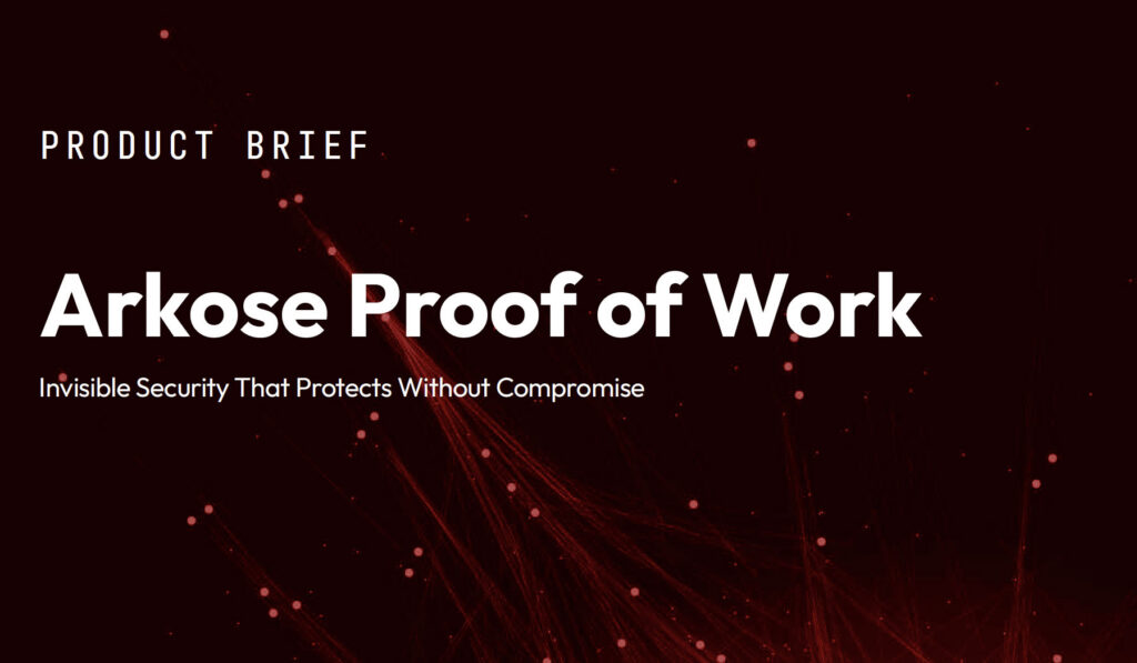 arkose proof of work product brief cover