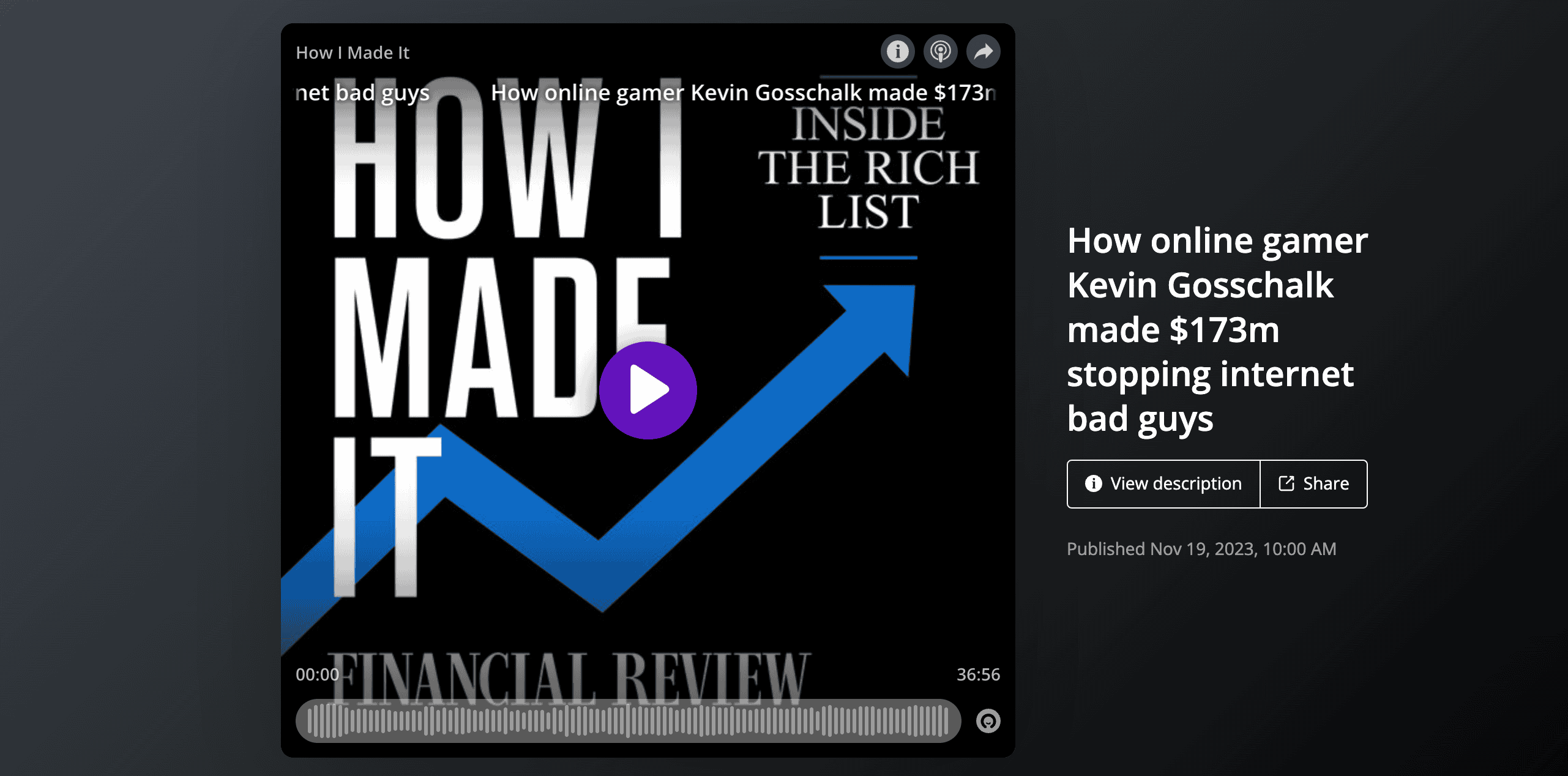 Read more about the article How online gamer Kevin Gosschalk made $173m stopping internet bad guys