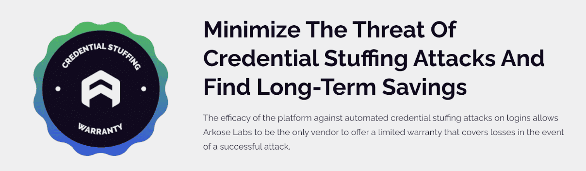 credential stuffing warranty information