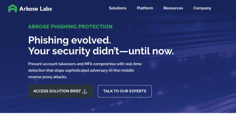 Arkose Phishing Protection