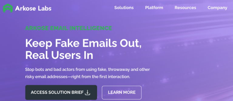 Arkose Email Intelligence