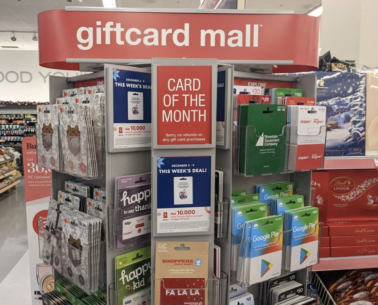 gift cards