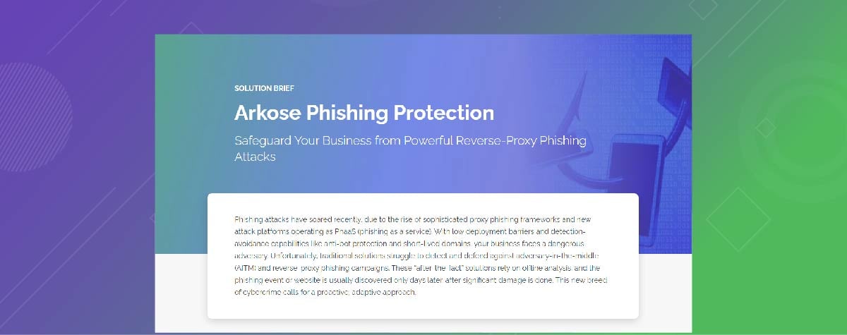 Arkose Phishing Protection