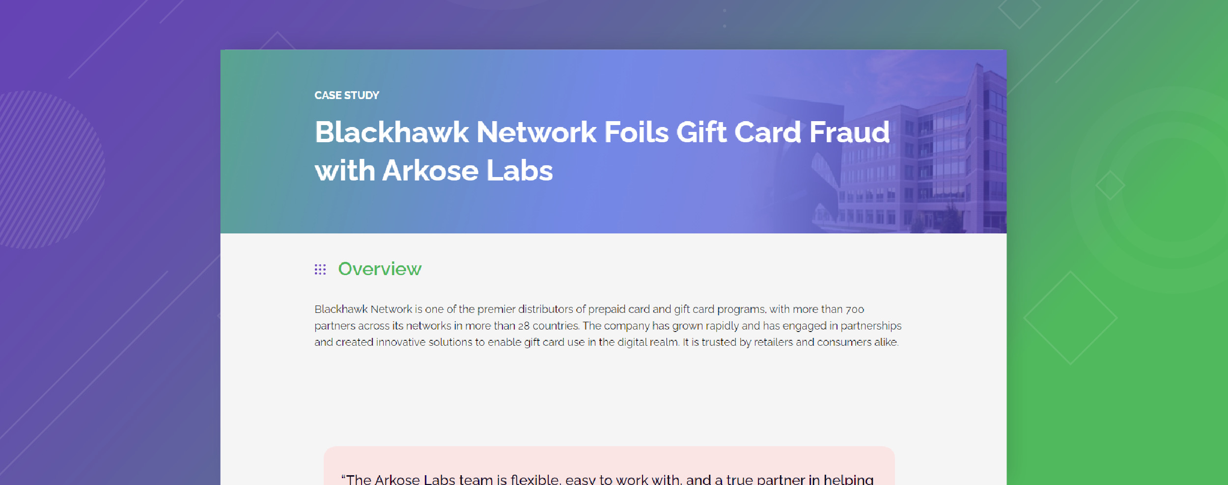 Read more about the article Blackhawk Network Foils Gift Card Fraud with Arkose Labs