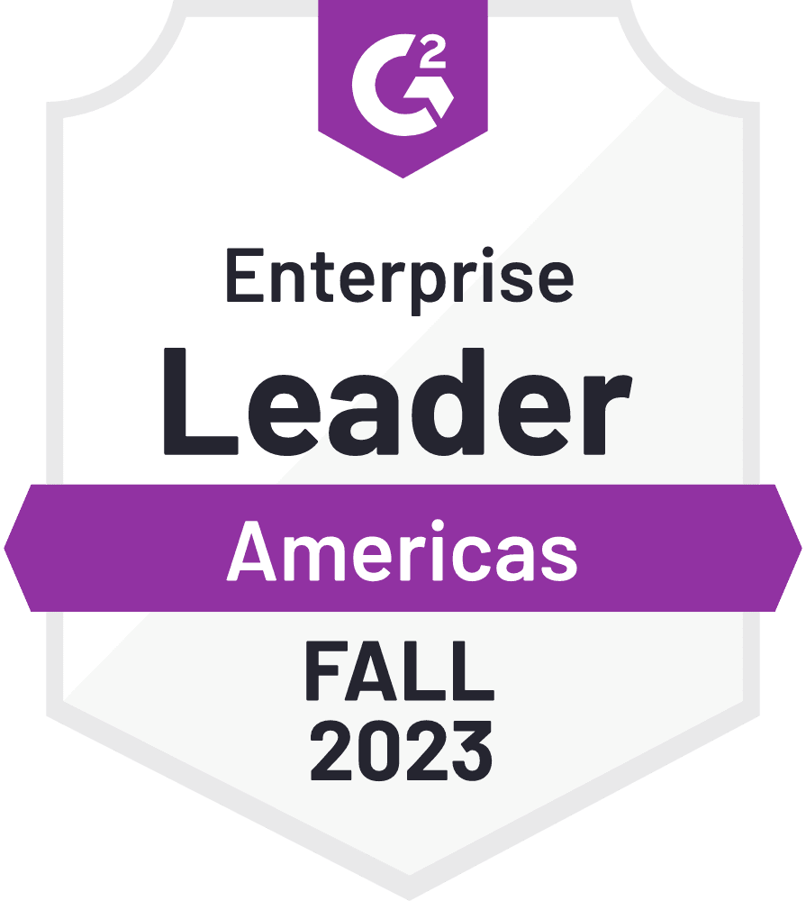 G2 Enterprise Leader Americas Fall 2023