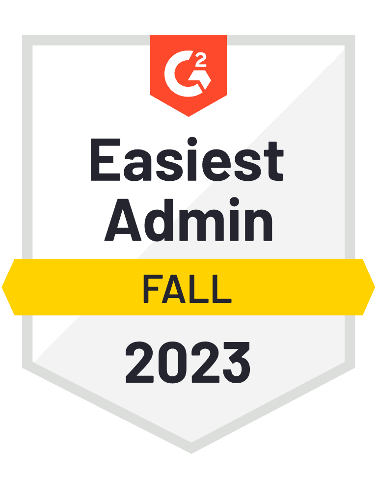 G2 Easiest Admin Fall 2023
