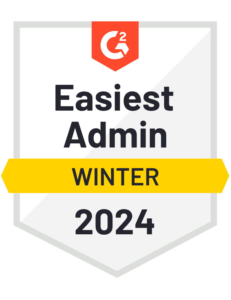 G2 Easiest Admin Winter 2024