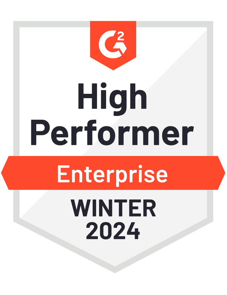 G2 High Performer Enterprise Winter 2024