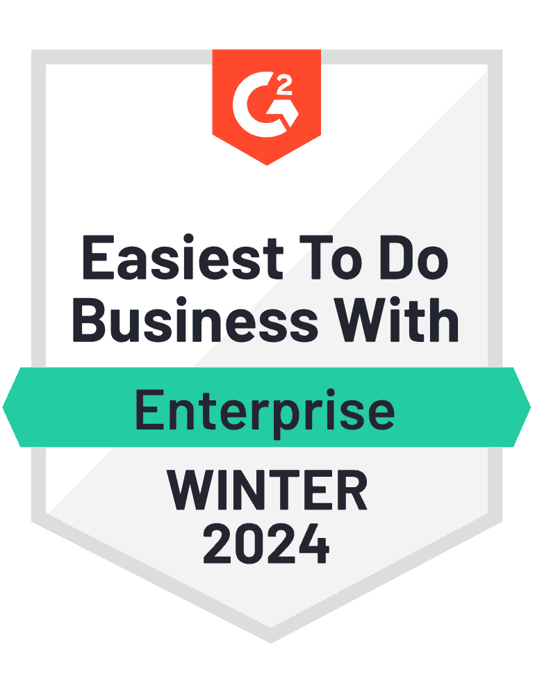 G2 Easiest To Do Business With Enterprise 2024