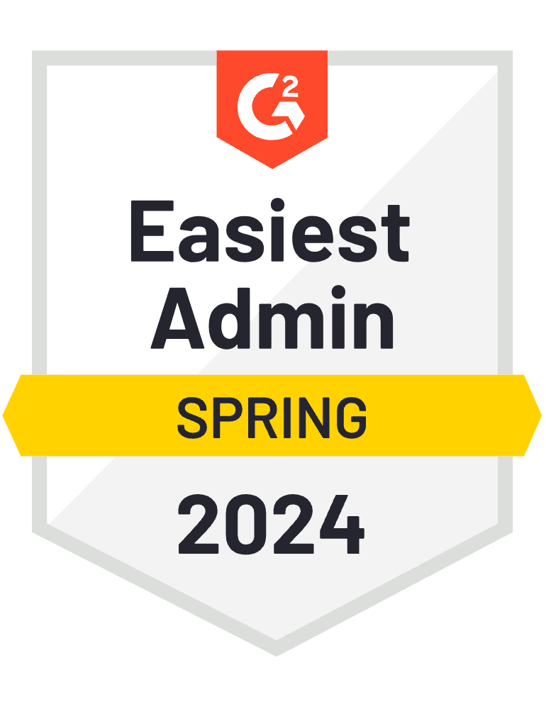G2 Easiest Admin Spring 2024